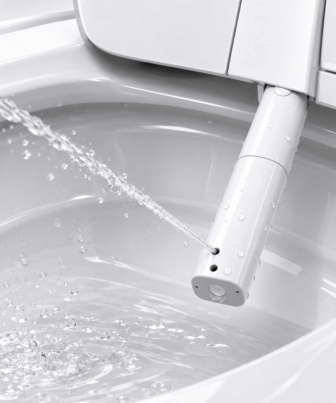 Limpieza con agua tibia para mejor higiene